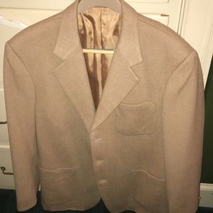 Camel hair sport coat